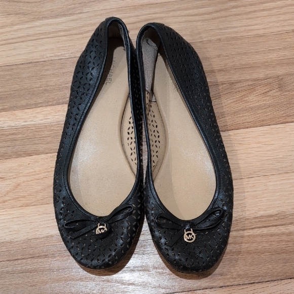 Michael Kors Shoes - Michael Kors Perforated Black Loafers